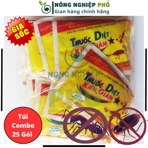Trừ kiến, gián sinh học gói 20g an toàn, Bột rắc kiến, gián - Chế phẩm xua đuổi Kiến, Gián 739282