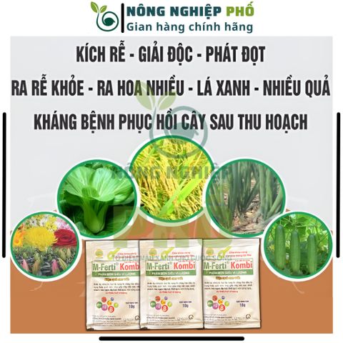 [GÓI LỚN]Phân Bón Siêu Vi Lương KOMBI Multiagro 10gr- Bổ Sung Các Vi Lượng Thiết Yếu Cho Cây Còi Cọc, Vàng Lá, Xoăn Ngọn 739289