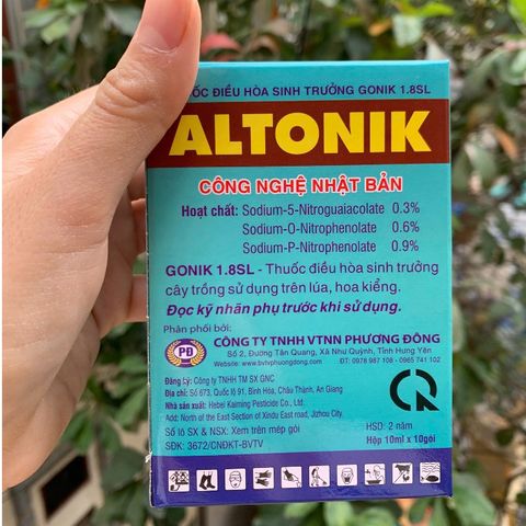 [FREESHIP] HỘP 10 GÓI Thuốc Kích Thích Sinh Trưởng Altonik - Giải Độc Cây, Kích Mầm Nhanh Cho Rau, Hoa, Cây Ăn Quả, Lúa 739295