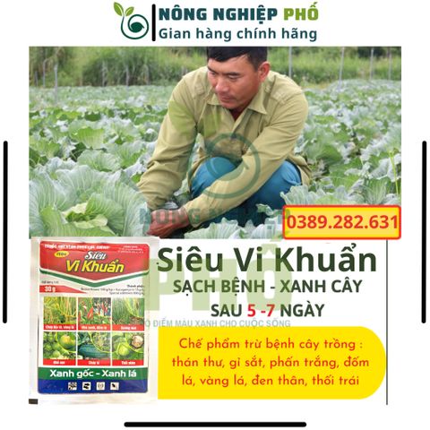 Thuốc Phòng, Trừ Nấm Bệnh Cao Cấp SIÊU VI KHUẨN Multiagro - Đặc Trị Sương Mai, Thán Thư, Thối Nhũn Trên Cây Kiểng, Hoa 739298