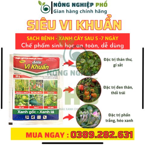 Thuốc Phòng, Trừ Nấm Bệnh Cao Cấp SIÊU VI KHUẨN Multiagro - Đặc Trị Sương Mai, Thán Thư, Thối Nhũn Trên Cây Kiểng, Hoa 739298