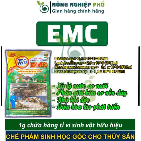 Chế phẩm vi sinh EMC gói 200g, Chế phẩm vi sinh EMC khử mùi hôi, khử trùng, xử lý rác thải, nước thải Multiagro 739306
