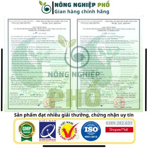 Chế phẩm vi sinh EMC gói 200g, Chế phẩm vi sinh EMC khử mùi hôi, khử trùng, xử lý rác thải, nước thải Multiagro 739306