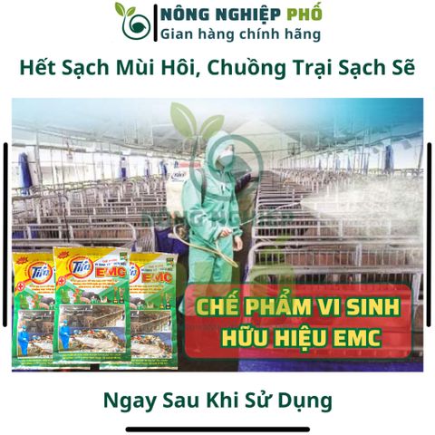 Chế phẩm vi sinh EMC gói 200g, Chế phẩm vi sinh EMC khử mùi hôi, khử trùng, xử lý rác thải, nước thải Multiagro 739306