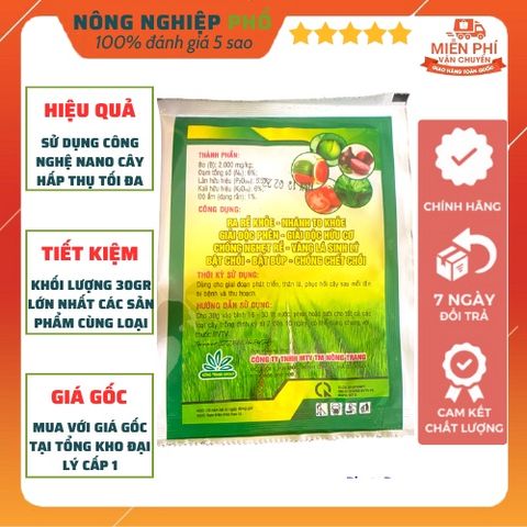 Phân Bón Siêu Lân Nano Gói 30g Siêu Dưỡng Dùng Được Cho Các Loại Hoa, Hoa Hồng, Phong Lan, Mai-Phân Bón Siêu Lân Tạo Mầm 739307