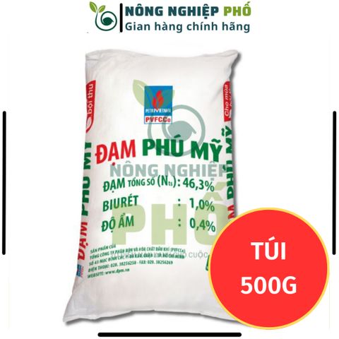 Phân Đạm Ure Phú Mỹ Chuyên Rau Màu Hoa Cây Cảnh Túi 500G - Cung Cấp Đạm Cho Cây Trồng Kích Chồi, Lá Và Giúp Lá Xanh Mượt 739309