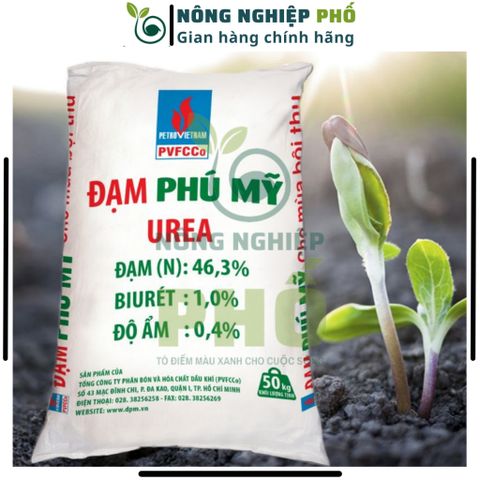 Phân Đạm Ure Phú Mỹ Chuyên Rau Màu Hoa Cây Cảnh Túi 500G - Cung Cấp Đạm Cho Cây Trồng Kích Chồi, Lá Và Giúp Lá Xanh Mượt 739309