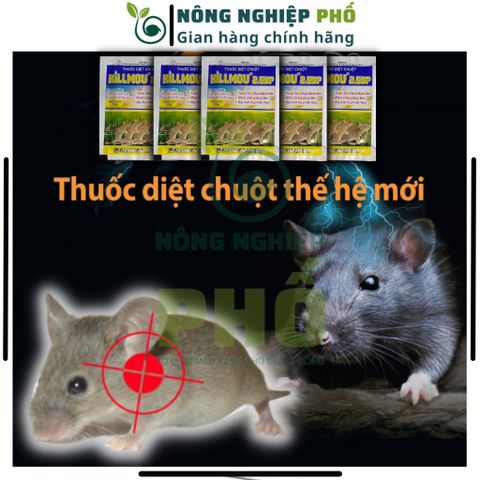 Thuốc Diệt Chuột Killmou 2.5DP Multiagro Thế Hệ Mới (Gói 10g) - Diệt Chuột Mạnh Hơn, Nhanh Hơn 739310