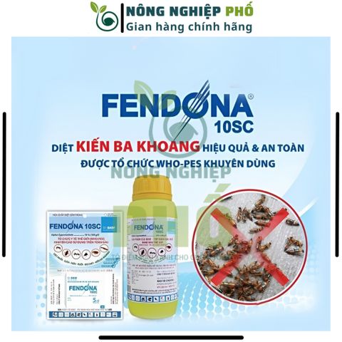 Thuốc diệt muỗi Fendona 10sc gói 5ml hàng Đức, không mùi, diệt gián, ruồi, kiến ba khoang hiệu quả, an toàn |Multiagro 739314