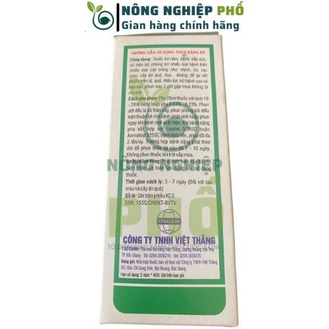 Thuốc Diệt Nấm Bệnh Nhật Bản Phòng Trị Nấm Bệnh Cho Hơn 200 Các Loại Hoa (Phong Lan, Hoa Hồng...), Rau Màu, Cây Ăn Quả 739322