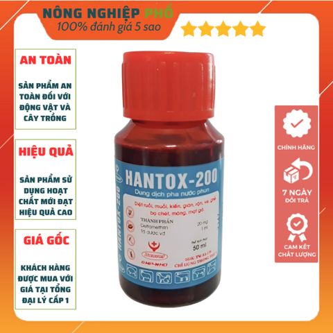 Chế Phẩm Diệt Muỗi, Ruồi, Ve Rận, Mạt Gà Chó, Mèo Hantox 200 Multiagro -  Thuốc Xịt Muỗi, Ruồi Trong Nhà, Chuồng Trại 739323