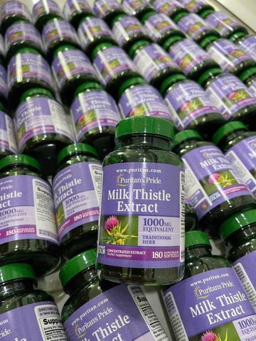 Viên uống giải độc gan / thải độc gan hỗ trợ chức năng gan Milk Thistle Extract của Mỹ 180v