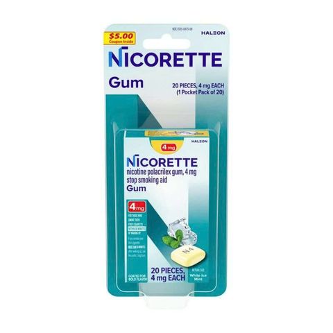 Nicolette 4mg - Hộp 20v Hô Trợ Cai Nghiện Thuôc Lá - Sán Phầm Giúp Giám Cơn Thèm Thuôc Tinh Khiêt