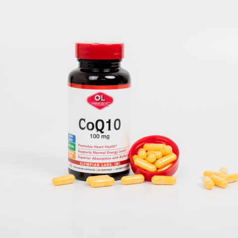 [Nhập khẩu] Viên uống Coq10 100Mg Olympian Labs - Hỗ trợ sức khỏe tim mạch (Hộp 60v)