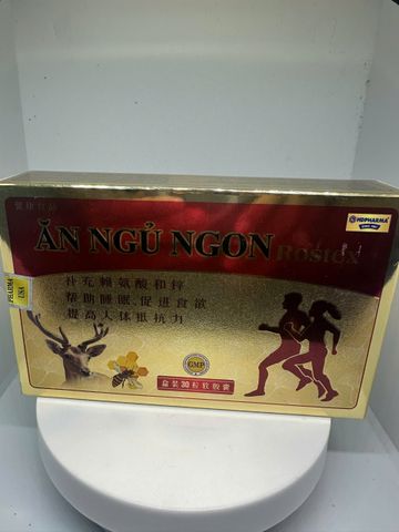 Viên uống ĂN NGỦ NGON ROSTEX bổ sung khoáng chất vitamin tổng hợp giúp ăn ngủ ngon - Hộp 30 viên
