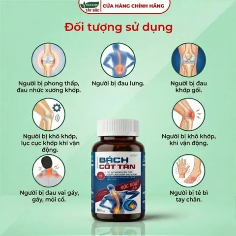 (CHÍNH HÃNG) Viên uống Xương Khớp BÁCH CỐT TÁN Nyoko Pharm - Hỗ Trợ Giảm Đau Khớp, Mạnh Gân Cốt (Hộp 40 Viên)
