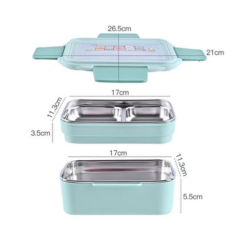Hộp Cơm Giữ Nhiệt Inox 2 Tầng Ngăn (TH342)