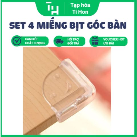 Set 4 Miếng bịt góc bàn loại to (TH345)