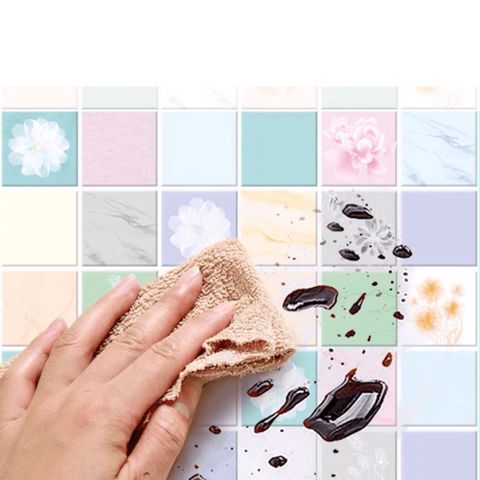 Giấy bạc hoa văn dán tường nhà bếp (Màu ngẫu nhiên) (TH348)