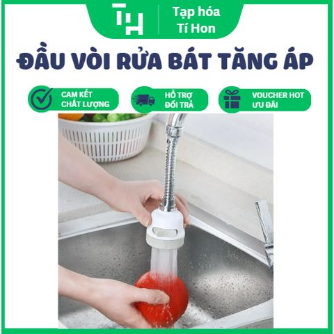 Đầu vòi rửa bát tăng áp kéo dài 3 chế độ (TH360)