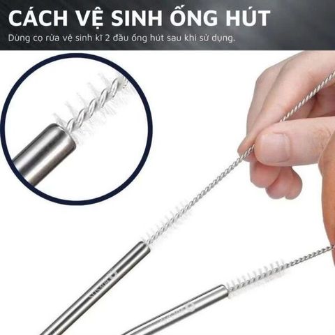 Phụ Kiện Ống Hút Kèm Cọ Rửa Ly (TH364)