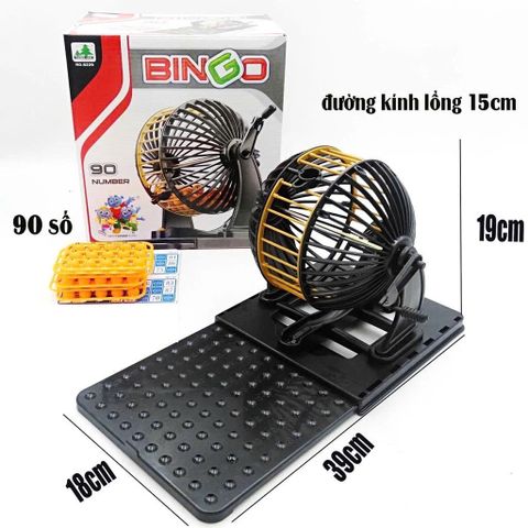 Bộ Đồ Chơi Lô Tô Size To, Loto Bingo Lotto 90 số (TH367)