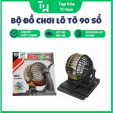 Bộ Đồ Chơi Lô Tô Size To, Loto Bingo Lotto 90 số (TH367)