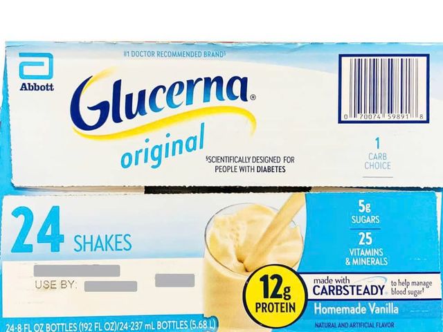 Sữa dành cho người tiểu đường Glucerna Homemade Vanilla Shake 237ml x24 chai