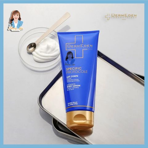 Kem dưỡng thể sáng da toàn thân Pháp DermEden Specific Protocole Radiance Body Lotion 200ml 739472