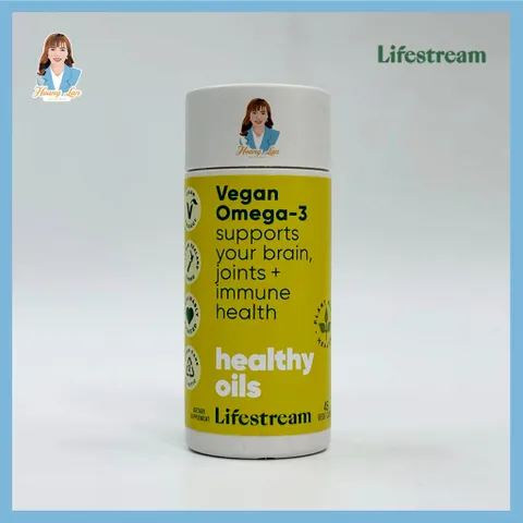 Combo viên uống dầu cá omega3 không chay & thuần chay Vegan Omega-3 New Zealand 45 viên/ 100 viên
