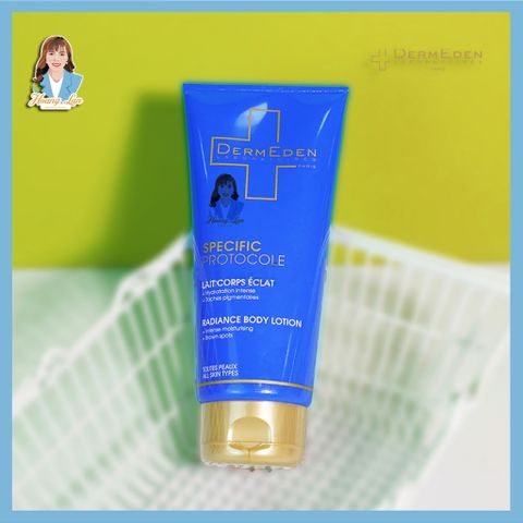 Kem dưỡng thể sáng da toàn thân Pháp DermEden Specific Protocole Radiance Body Lotion 200ml 739472