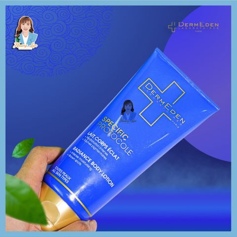 Kem dưỡng thể sáng da toàn thân Pháp DermEden Specific Protocole Radiance Body Lotion 200ml 739472