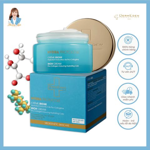 Kem dưỡng da chuyên sâu Pháp DermEden Hydra Protocole Rich Cream 50ml 739475