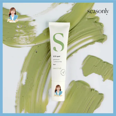 Gel loại bỏ mụn, ngừa thâm sẹo Pháp Seasonly SOS Spot (Acne Gel) 15ml