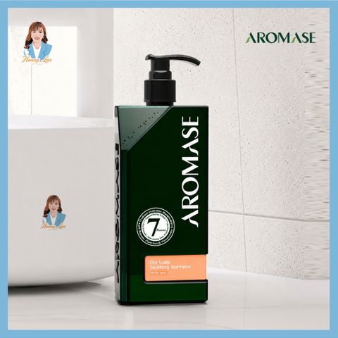 Dầu gội làm dịu da đầu cho da đầu khô, gàu, ngứa Đài Loan AROMASE Dry Scalp Soothing Shampoo 400ml