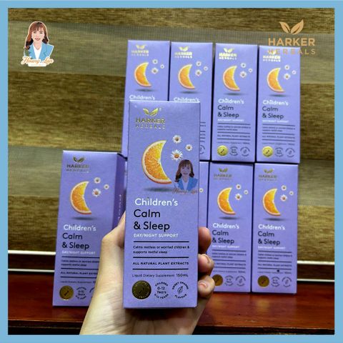 Siro giúp an thần, hỗ trợ ngủ ngon cho bé New Zealand Harker Herbals Children's Calm & Sleep 150ml
