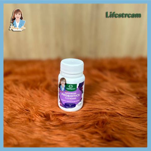 Viên uống men vi sinh 14 chủng New Zealand Lifestream Advanced Probiotic 30 viên