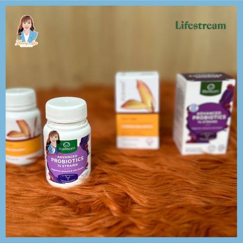 Viên uống men vi sinh 14 chủng New Zealand Lifestream Advanced Probiotic 30 viên