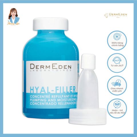 Tinh chất làm đầy nếp nhăn Pháp DermEden Hyal-Filler Plumping & Moisturising Concentrate 15% 30ml