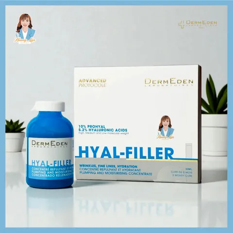 Tinh chất làm đầy nếp nhăn Pháp DermEden Hyal-Filler Plumping & Moisturising Concentrate 15% 30ml