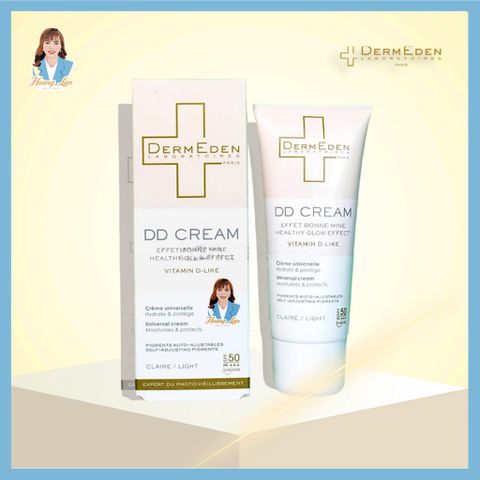 Kem chống nắng vitamin D SPF50+ PA+++ Pháp DermEden DD Cream Vitamin D-Like 50ml
