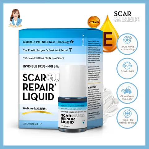 Gel xóa bỏ sẹo lồi, sẹo phì lâu năm do phẩu thuật Mỹ Scarguard Repair Liquid 15ml