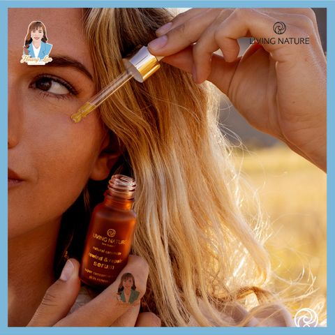 Serum phục hồi và tái tạo giúp da mềm mại New Zealand Living Nature Rewind & Repair Serum 18ml
