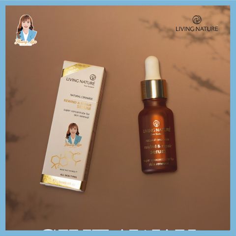 Serum phục hồi và tái tạo giúp da mềm mại New Zealand Living Nature Rewind & Repair Serum 18ml