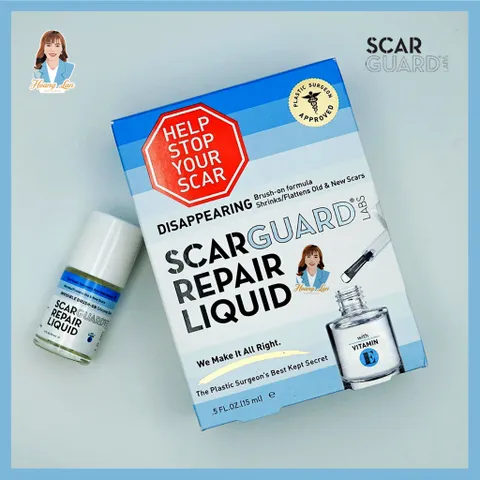 Gel xóa bỏ sẹo lồi, sẹo phì lâu năm do phẩu thuật Mỹ Scarguard Repair Liquid 15ml