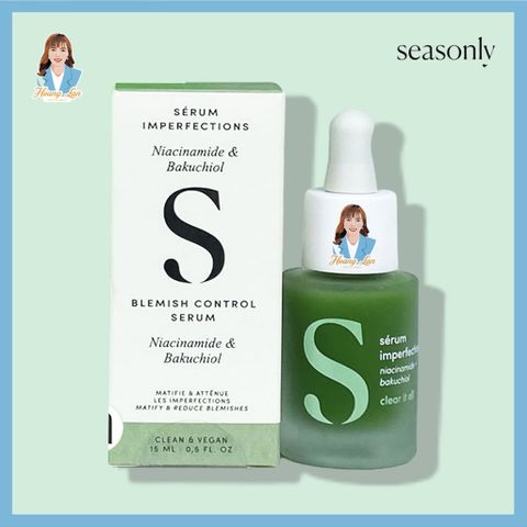 Serum loại bỏ mụn, giảm thâm mờ sẹo Pháp Seasonly Sérum Imperfections (Blemish-Control Serum) 30ml