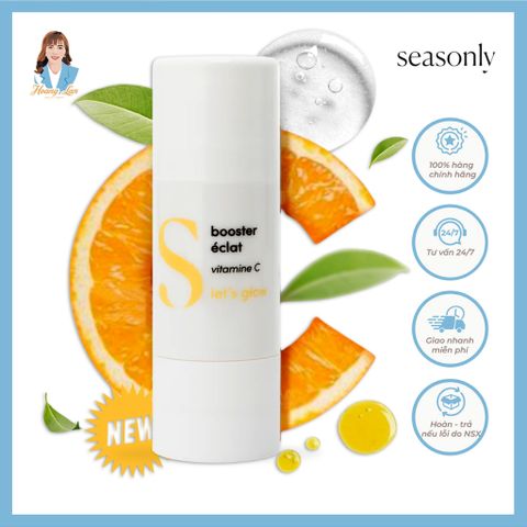 Serum dưỡng trắng da, giảm thâm nám Pháp Seasonly Booster Éclat (Radiance Booster) 10ml
