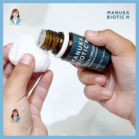 Tinh dầu manuka 100% hữu cơ New Zealand Manuka Biotic Certified Organic Manuka Oil 10ml 739538