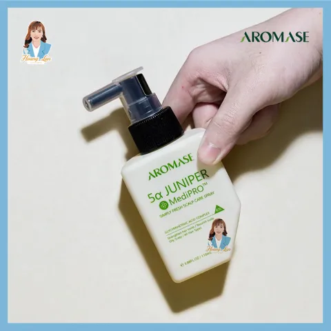 Xịt dưỡng giảm ngứa da đầu, giảm sưng Đài Loan AROMASE 5α Juniper MediPRO Simply Fresh Spray 110ml