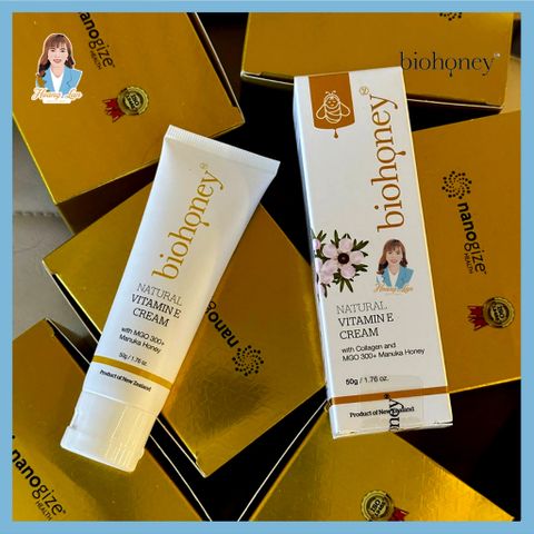 Kem bổ sung vitamin E làm đẹp da New Zealand Biohoney Natural Vitamin E Cream 50g